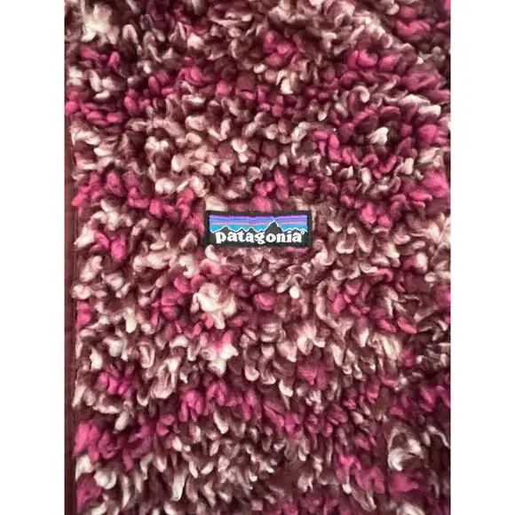2/$50 DEAL ALERT!! PATAGONIA WOMENS BURGUNDY RETRO X DIAMOND FLEECE SIZE SMALL - Picture 4 of 11